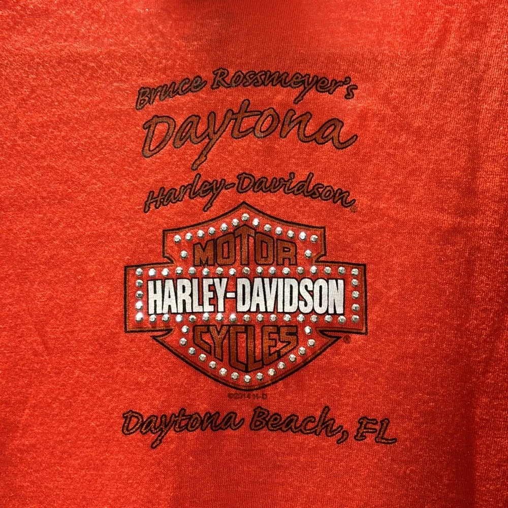 Ladies short sleeve tshirt Harley Davidson - Picture 6 of 6